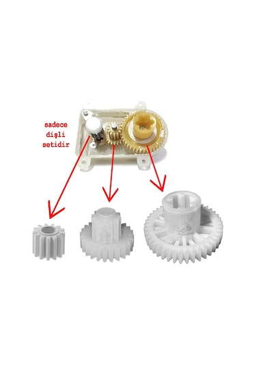 Arçelik Uyumlu K 8138 Hb Blender Dişli Kutusu Tamir Dişli Seti