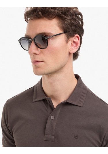 Pierre Cardin Erkek Koyu Kahverengi Tişört Basic 50321128-vr084