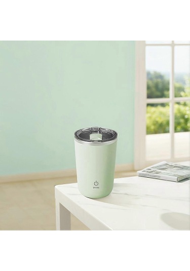 350ml Otomatik Blender Kahve Süt Meyve Suyu Blender Elektrikli Paslanmaz Çelik Kirli Beyaz Diğer