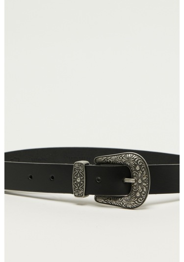 Wrangler Deri Siyah Kemer W0J4U1001 Siyah