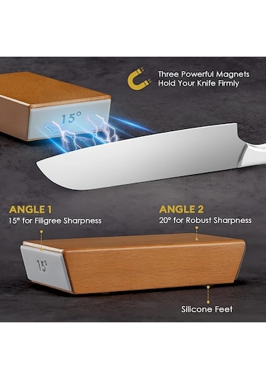 Xuweiwei Siyah Elmas 400 1000 Manyetik Elmas Bıçak Bileyici 15 20 Derece Açı Rulosu Demir Malzeme Şarj Edilmemiş Ahşap İşleme Taşlama Sistemi