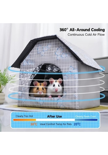 Willowhaven 10 Adet Küçük Evcil Hayvanlar İçin Soğutma Seti 9 Buz Torbası Ve Taşınabilir Serin Yuva