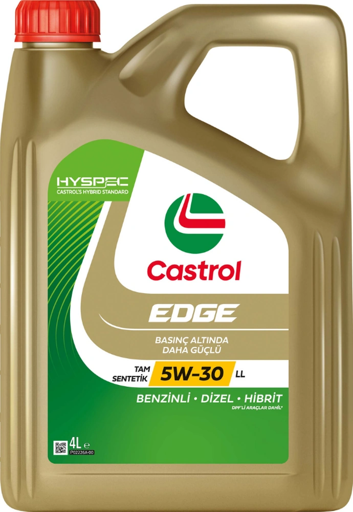 Castrol Edge 5w-30 LL Tam Sentetik Motor Yağı 4L