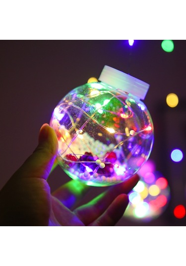Led Bakır Tel Perde Işık Dilek Topu Noel Dekorasyonu Dize Işıklar, Rastgele Stil Teslimat, Fiş Tipi: Ab Fiş Renkli Işık