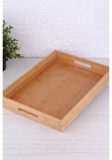 40 30 Bambu Tepsi Royaleks-tps4030 Çok Renkli