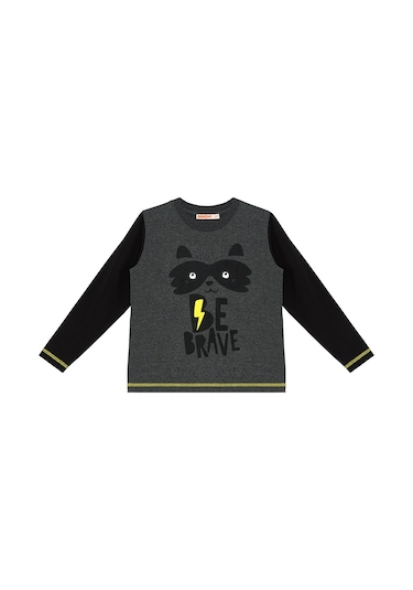 Denokids Be Brave Erkek Çocuk T-shirt Pantolon Takım Çok Renkli