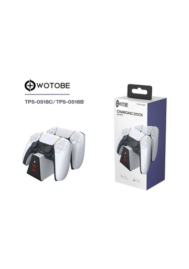 Ps5 Dobe Dual Dock Gamepad Göstergeli Şarj Stand/tp5-0518b