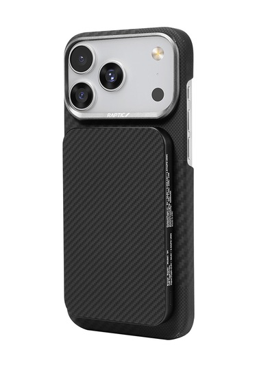 Raptic S4 Aramid-skin M-safe Şarj Özellikli Ultra İnce 600d Powerbank 15w 5000mah Siyah Siyah