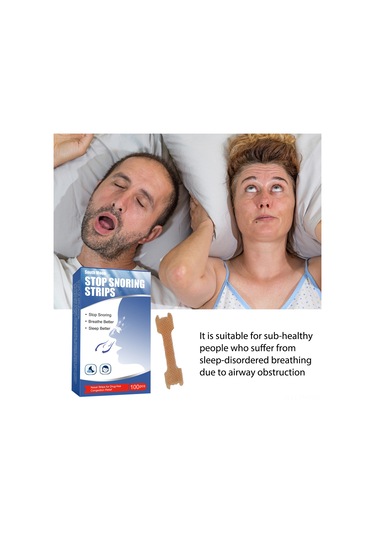 Hangfox Uyku Konforu Uyku Apne Tıraşlama Engelleme Burun Bandı, 100 Adet/ Kutuda, Nefes Alımı Sağlama Ve Uyku Kalitesini Artırma