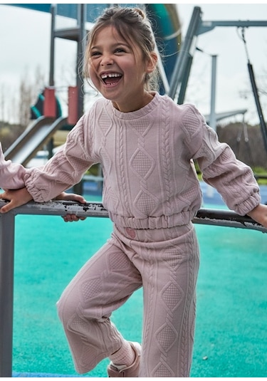 Mayoral Pembe Kız Çocuk Kapitoneli Eşofman Takım 4896 Pembe