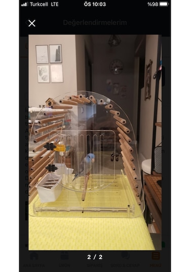 Naturbird Şeffaf Kuş Taşıma Kafesi