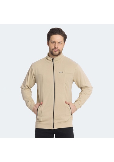 Slazenger KAGISONA IN Erkek Sweatshirt Bej