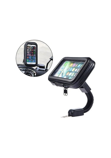 Motosiklet Kapalı Telefon Tutucu Scooter Unıversal Suya Dayanıklı Motor Telefon Tutucu