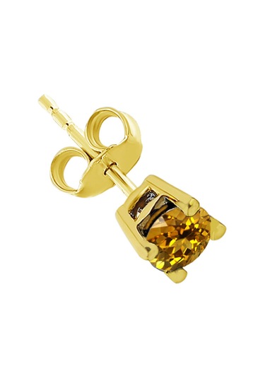 Sirius Sitrin Tektaş Erkek Küpesi 0823E0049