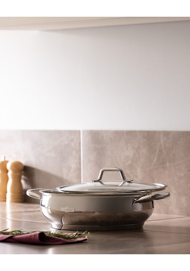 Madame Coco Vera Kısa Tencere - Çelik - 26 Cm Çok Renkli