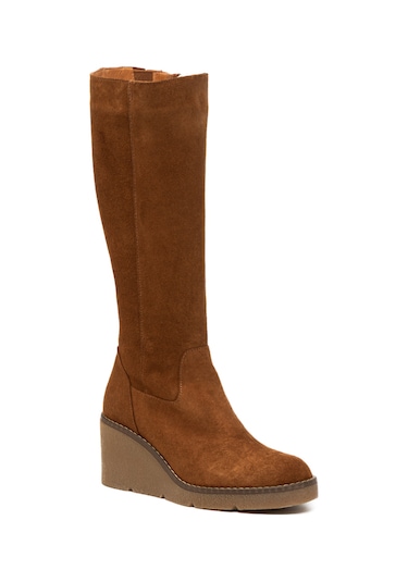 Cuoio Çizme Kadın 25k12068xs Vergelio Suede Cuoio