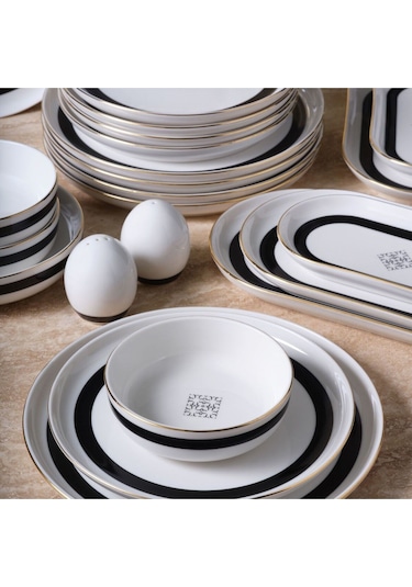 Güral Porselen Bilbao 30 Parça 6 Kişilik Yemek Takımı 6598