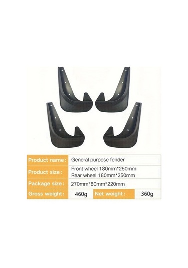 Dashanshop 4 Parça Su Geçirmez Oto Jant Kapağı Seti Takım Araçları Koruma Siyah Turuncu Dikiş