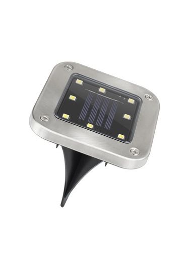 Solar 8 Led Bahçe Yeraltı Işıkları Beyaz