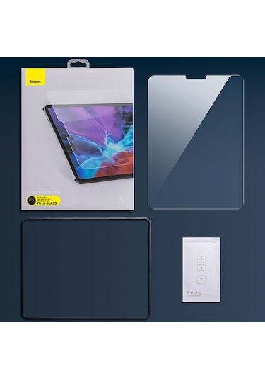 Baseus 0.3Mm Apple Uyumlu iPad  9.7İnç Full Kaplama Tempered Cam Koruyucu