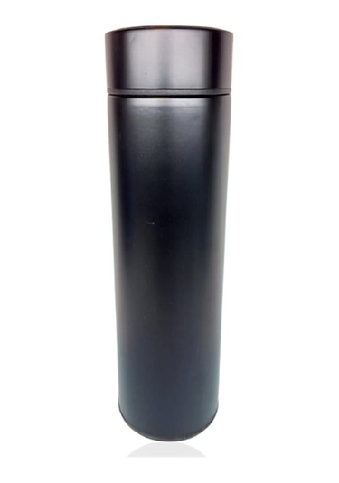 Kişiselleştirilebilir Dereceli Termos 05 Lt Siyah Renk Siyah