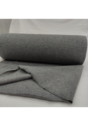 1 1 Bebe Kaşkorse Ribana Kumaş Kumaş Eni: 50 Cm Tüp %95 Pamuk %5 Elastan 059 Gri