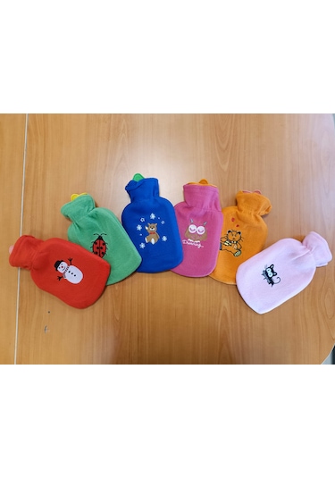 Sıcak Su Torbası Polarlı Kılıflı Küçük Boy El Ayak Isıtıcı Termaf
