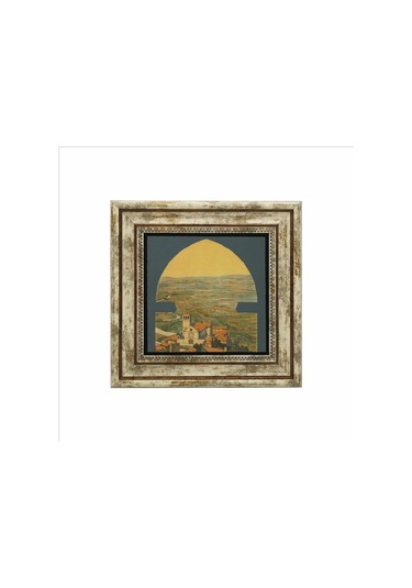 İtalya Görseli Baskılı Taş Tablo 25x25 673