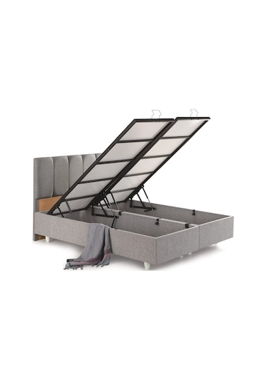 Çift Kişilik Basic Plus Baza Haki Başlık Seti Mdf Profil 140x190