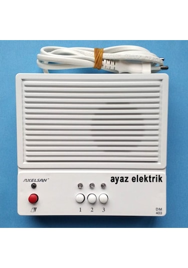 Akelsan 3 Lü Diafon Konuşma Merkezi Çaycı-Odacı-Kapıcı Diyafon