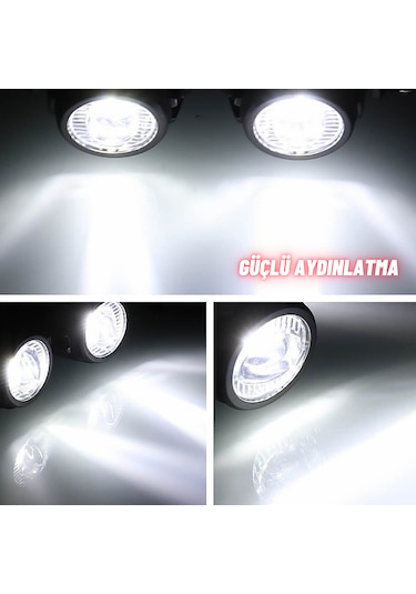 Enduro Ve Gs Serileri Uyumlu Motosiklet Led Sis Farı 12v-24v 40w