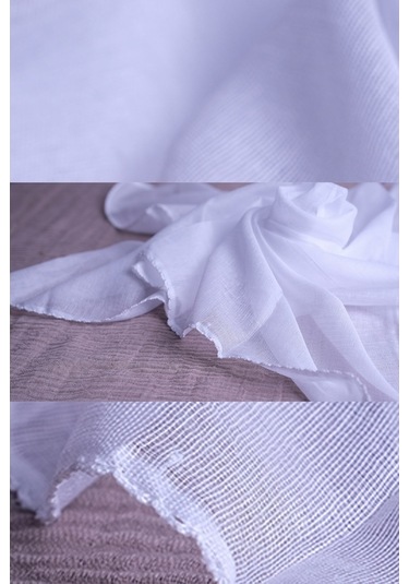 Beyaz 80X80 Cm Iç Tülbent Pamuklu 1007K_42 Beyaz