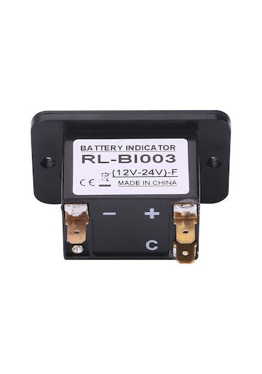 Lemestar Golf Araçları İçin Dijital Led Akü Göstergesi - 12/24/36/48v Seçenekli, 10 Segment Bar Grafik, Düşük Şarj Uyarısı, Bı003