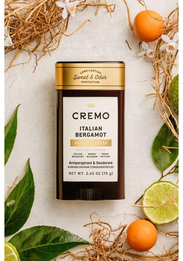 Cremo Italian Bergamot Antiperspirant Stick Deodorant 75gr