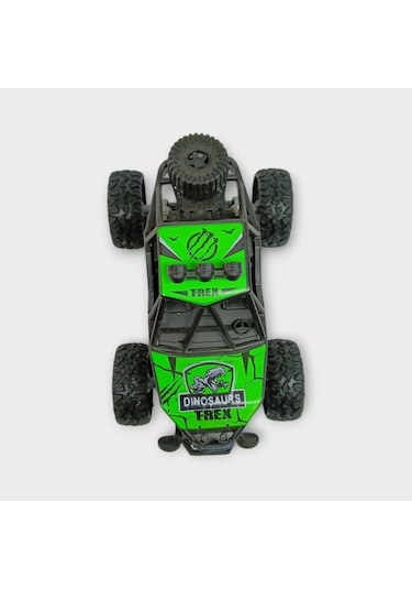 Çek Bırak Cross Buggy Araba - Yeşil Lisinya Çok Renkli