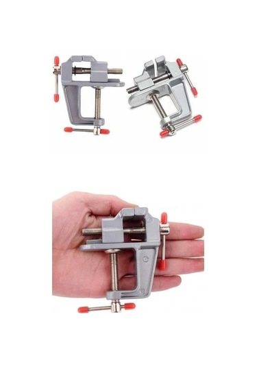 Buffer Mini Masa Tezgah Hobi Mengenesi Sabitleme Sıkıştırma Aparat 30mm Mavi