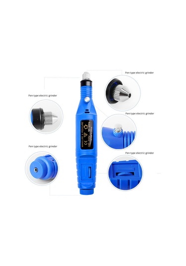 Yifomall Evde Salon Keyfi: Taşınabilir Elektrikli Tırnak Bakım Seti, Hız Ayarlı, 6 Uçlu, Pembe Renk, Avrupa Fişi