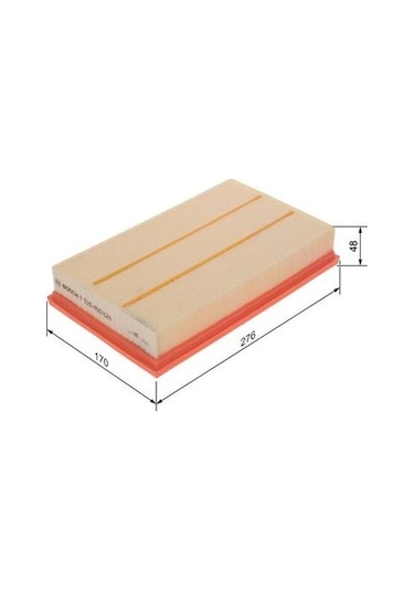 Volkswagen T-cross 1.0tsı 2020-2025 Bosch Hava Filtresi S0624