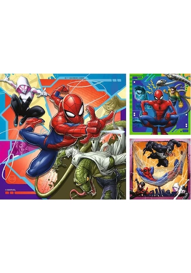 Ravensburger Çocuk Puzzle 3x49 Parça Marvel Spider Man Rpk120041153