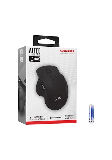 Altec Lansing ALBM7624 2.4 GHz 6 Tuşlu Kablosuz Optik Oyuncu Mouse