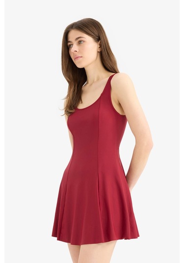 Defacto Regular Fit Etekli Mayo-fall İn Love X7909az25smbr285 Bordo Defacto Regular Fit Etekli Mayo-fall İn Love X7909az25smbr285 Bordo