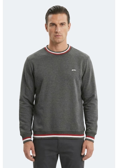 Slazenger Keystone I Erkek Antrasit Sweatshırt