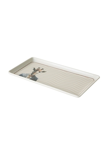 Mudo Home Iconıc Sunum Tabağı 34x15cm- Gıraffe Çok Renkli