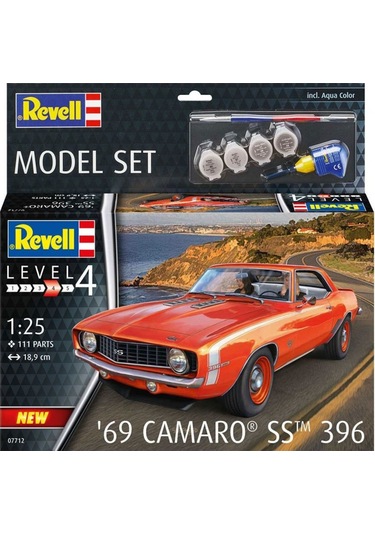 Revell Model Set 69 Camaro Ss 396 Vba67712