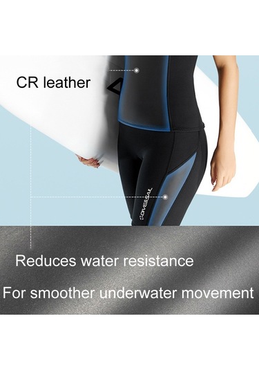 Dıve & Saıl 2mm Bölünmüş Kolsuz Wetsuit Warm Sörf Ve Yüzme Yeleği Tops 001