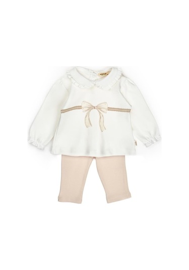 Bebek Alt Üst Takım %100 Organik Pamuk , Bebek - Yenidoğan- Csy8153 Taş