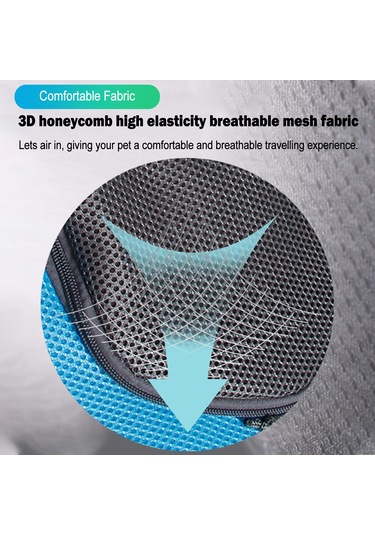 Qingmipy Taşınabilir Nefes Alabilir Köpek Taşıma Çantası - Hafif Ve Konforlu Sırt Askılı Evcil Hayvan Taşıyıcı