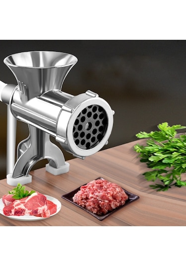 Cbtx Ev Tipi Manuel Öğütücü Sosis Makinesi, Özellikler: No. 10 Büyük Çok Renkli