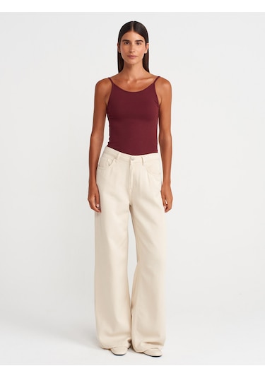 Dilvin 21131 Askılı Top-bordo Bordo