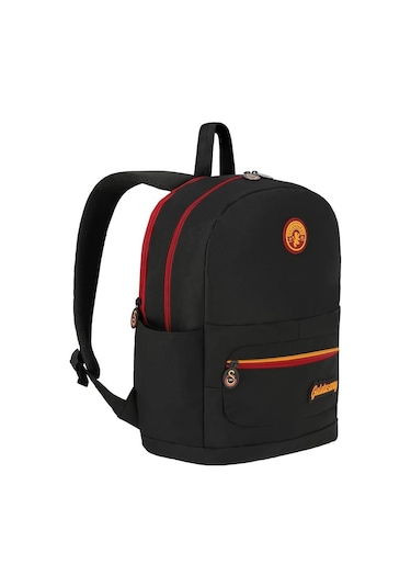 Me Galatasaray Leon Rubber Siyah Sırt Çantası 25528 Desenli